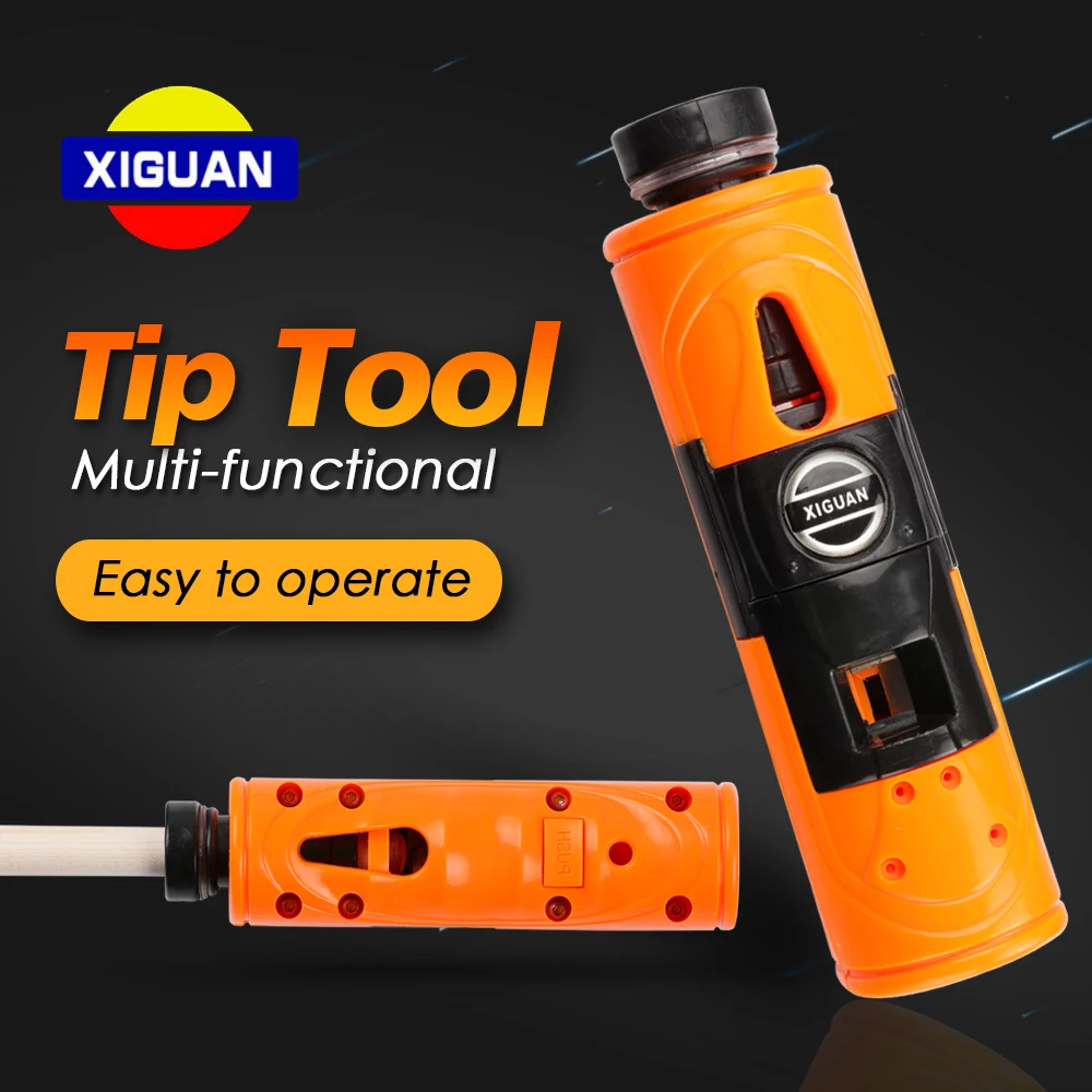 XIGUAN Professional Carom Pool Multi-functional Tip Repair Tool Double-sided blade Training Tool Durable Billiard Accessories