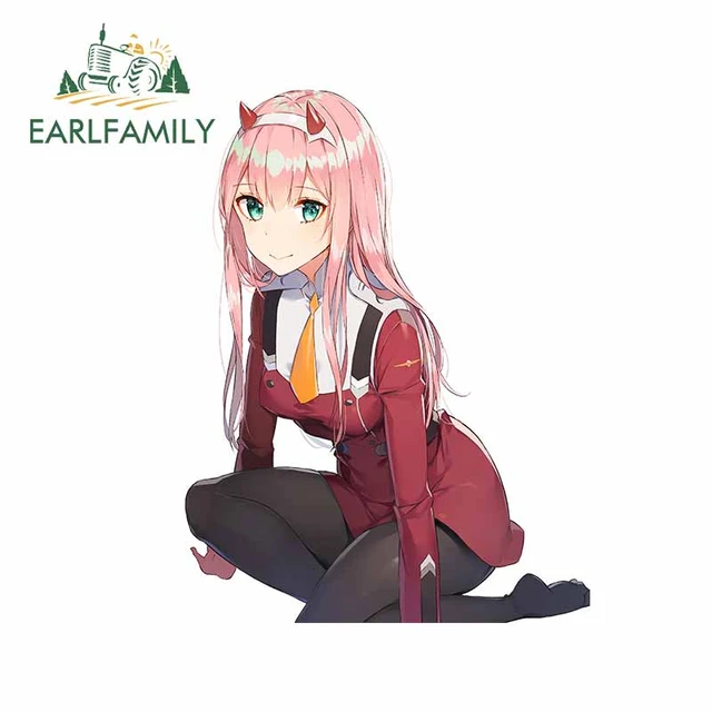 Darling in the Franxx - Zero Two Anime Decal Sticker for Car/Truck/Laptop