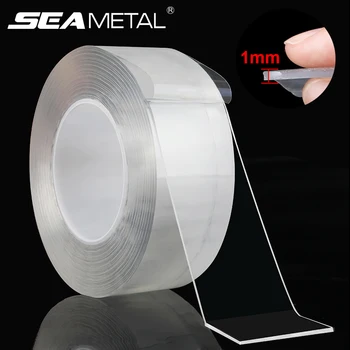 

Silica Gel Double Sided Tape 1mm Super Transparent Adhesive Tapes No Trace Double-sided Tape Multi-function Waterproof Sticker