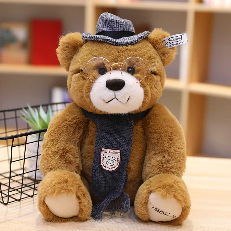 1 шт. 30 см Высокое качество Dr. Bear плюшевая игрушка плюшевый медведь животные игрушки для детей Забавный Выпускной подарок для детей домашний декор