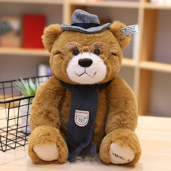 

1pcs 30cm High Quality Dr. Bear Plush Toy Stuffed Teddy Bear Animal Toys for Kids Funny Graduation Gift for Children Home Decor