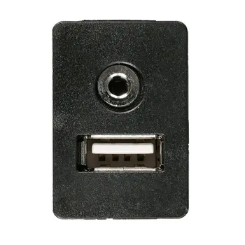 

Lead Cable Mounting USB Car Dash Flush Mount Audio Socket Data Charge Headphone