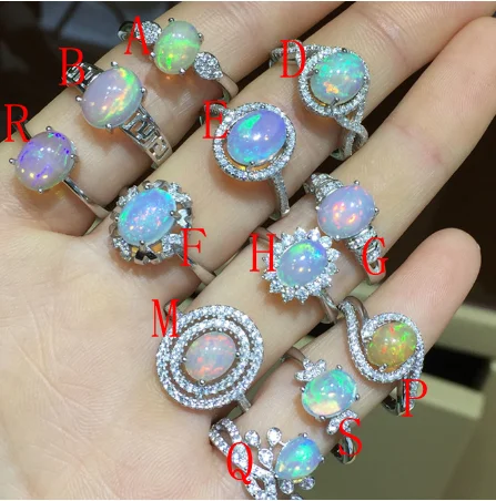100% натуральный огненный опал WELO кольцо Эфиопский кабошон 1 шт.|cabochon ring|cabochon