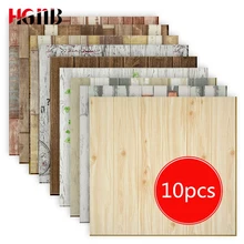 3d древесины обоев ТВ фоне кирпичной стены юбка 3d обои для гостиной обои водонепроницаемый стены украшены спальня