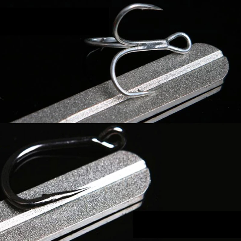 

Fishing Tool Outdoor Dual Groove Fish Hook Sharpener Fine Grinding Sharpening Box Professional Fishing Hook Diamond Grind Tools