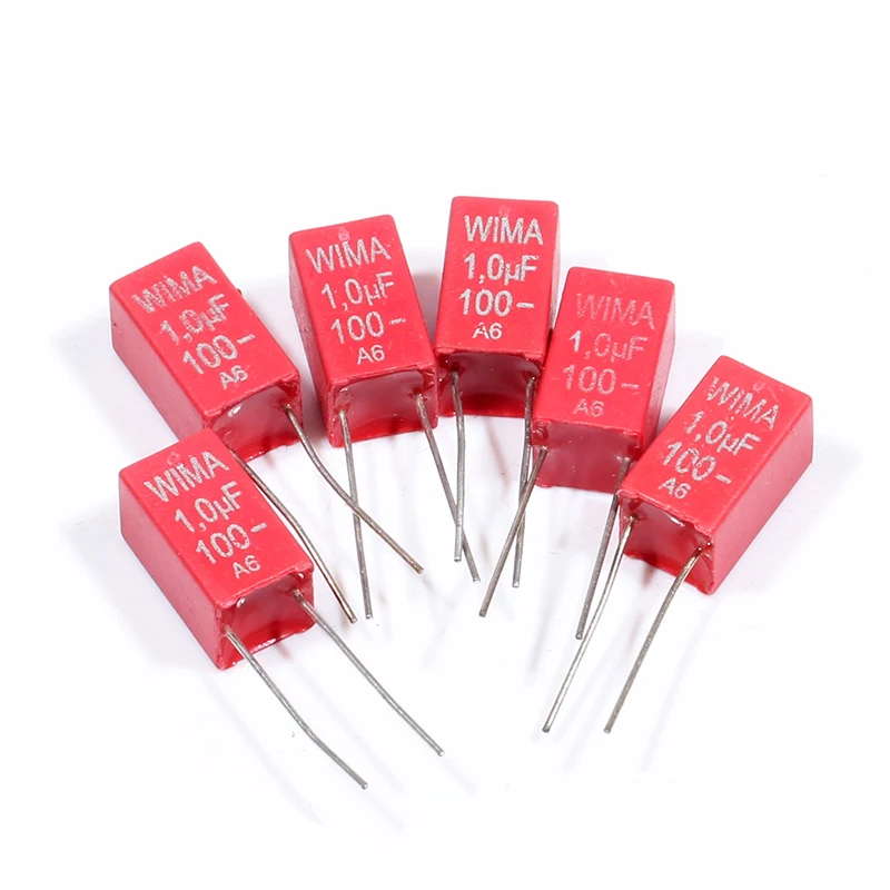 Оригинальные hifi радиальные пленочные конденсаторы WIMA MKS2 1 мкФ 100V 105/1U