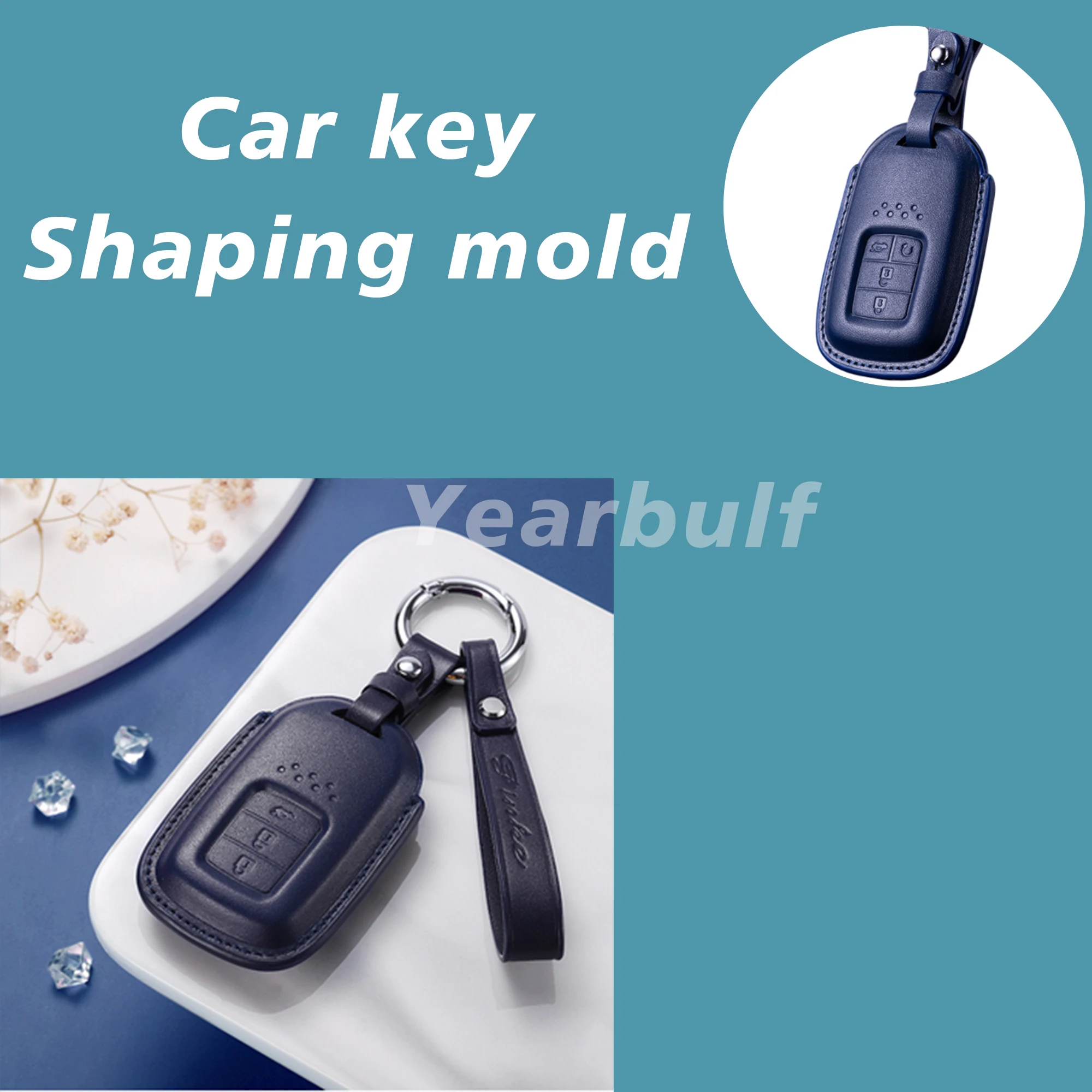 

Чехол для автомобильного ключа для Honda, кожаный чехол для автомобильного ключа, форма для ключей, инструмент для холодной формовки, Ручной Чехол для автомобильного ключа