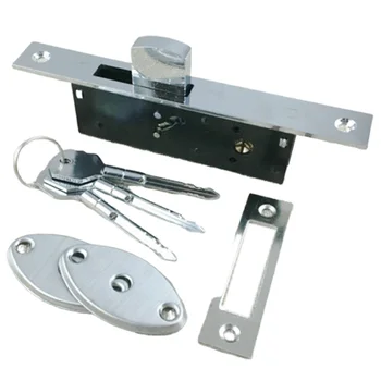 

Aluminum Sliding Door Hook Lock, Invisible Lock, Wooden Door, Photo Frame Glass Door, Cross Key, Durable