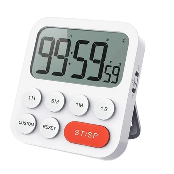 

Timer Digital Cooking Timer, netic Count Up & Countdown Timer with LCD Display and Loud Alarm,99 Hour Digital Timer