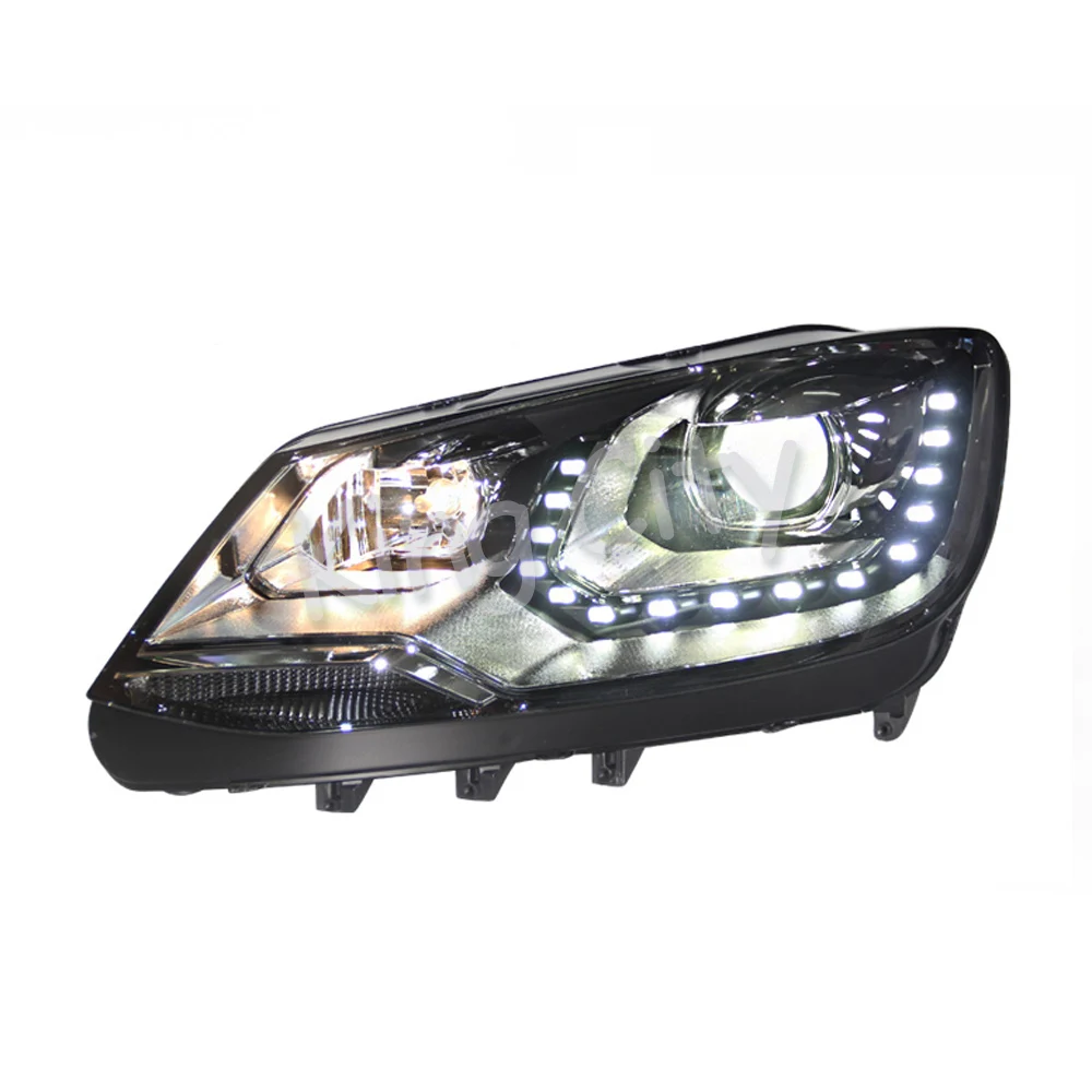 CAPQX 2 шт. для Volkswagen Tiguan Sharan 2012 2014 2015 2016 2017 светодиодный головной прожектор Головной