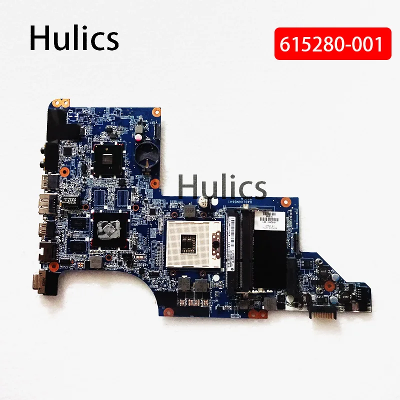 Hulics Original 615280 001 Da0lx6mb6g1 Da0lx6mb6h1 Laptop Motherboard