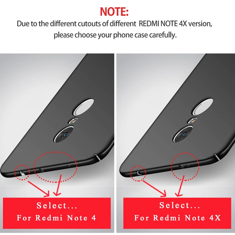 For Xiaomi Redmi Note 4 Case Cover Transparent Plating TPU Soft Slim Back Cover For Redmi 2
