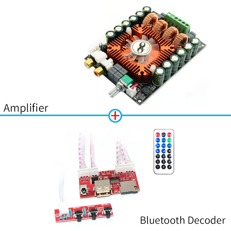UNISIAN  TDA7498E Amplifier Board class-D audio 2.0 Channel  High Power Hifi BTL mono 220w Amplifiers for  home sound systems 