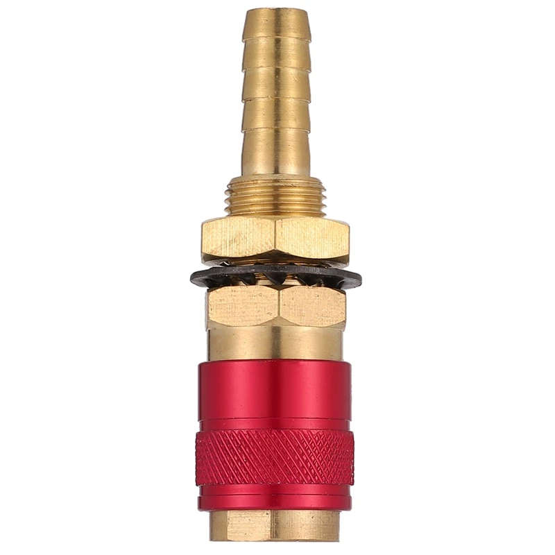 ELEG-2Pcs/комплект 8 мм быстроразъемные фитинги с водяным охлаждением и газовым адаптером фитинг шланг для TIG сварочный фонарь Аксессуары для инструментов