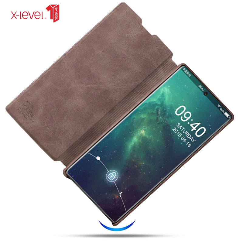 X-Level роскошные кожаные чехлы для samsung S10 S10E S9 S8 Plus Note 10 Note 9 Note 8 полный защитный бизнес Чехол