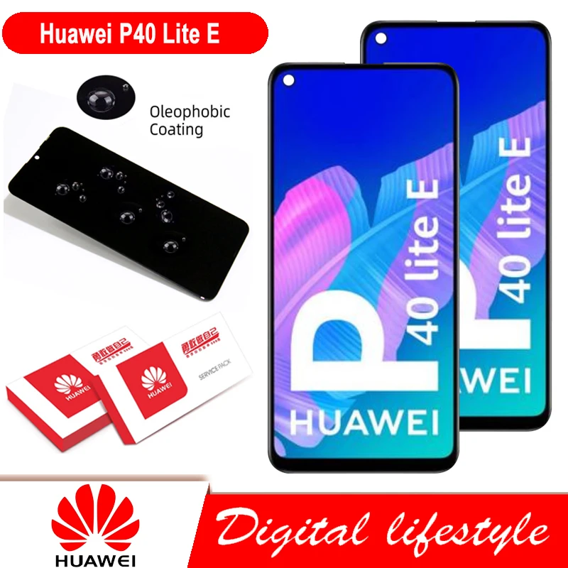 Оригинальный 6 39 дюймов для Huawei P40 Lite E ART-L29 / Y7p 2020 ART-L28 Полный ЖК-дисплей сенсорный