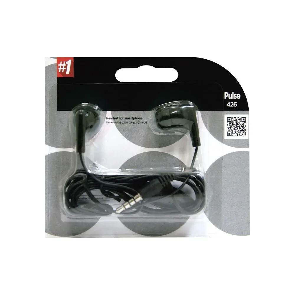 Гарнитура Defender Pulse 426 черный, вставки