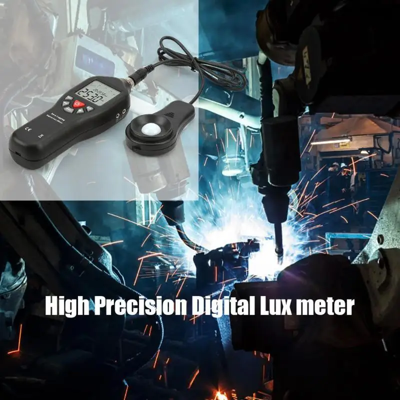 

Portable Digital Illuminometer Light Meter Luminometer Photometer Lux/FC Meter LCD Large Display With Backlight Photometer