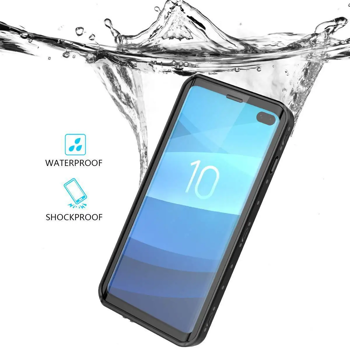 

Waterproof Case for Samsung S8 Plus S9 S10 Note 8 10 Water Proof Shockproof Case Cover Full Protection Shell