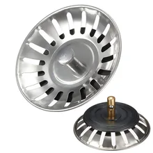 1PC Dropship stainless steel sink strainer waste plug Sink filter Waste collector kitchen accessories