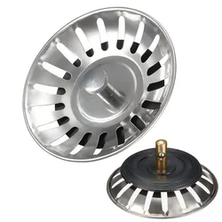 1PC Dropship stainless steel sink strainer waste plug Sink filter Waste collector kitchen accessories