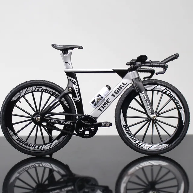 New mini 1:10 Alloy Model Bicycle Diecast Metal Finger Mountain bike Racing Simulation Adult Collection Gifts Toys for children 1