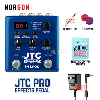 

NUX JTC Drum & Loop PRO Dual Switch Looper Pedal Parts and Accessories for Bass/Electric Guitar New 2019