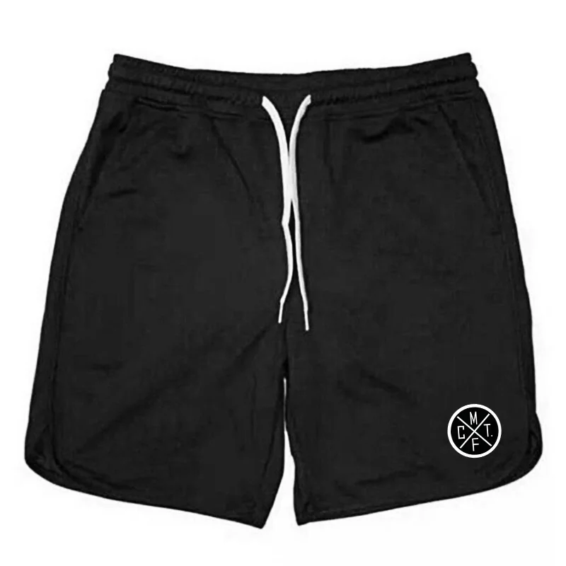 Muscleguys спортивные шорты Мужская одежда для фитнеса или бодибилдинга мужские s сетки спортивные баскетбольные тренировки джоггеры шорты с карманом - Цвет: black