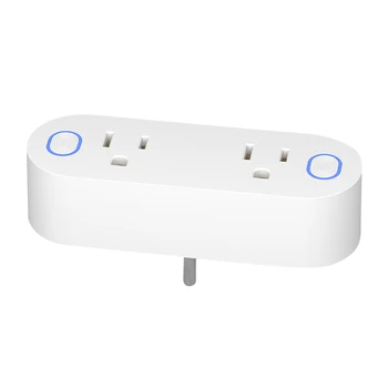 

Newest US Plug Smart Wifi Plug Wireless Timer Switch 16A Power Outlet Socket Remote Controller voice control(us plug)