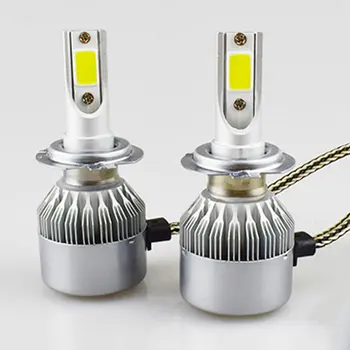 

Newest 2 Pcs Led Headlight 6000K 36W 3800LM C6 Headlight Car Hi/Lo Beam Auto Bulbs