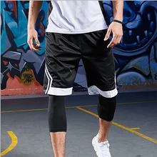 Дышащие баскетбольные шорты, спортивные мужские шорты для тренировок, фитнеса, быстросохнущие шорты для занятий бегом и тренировкой, анти пот