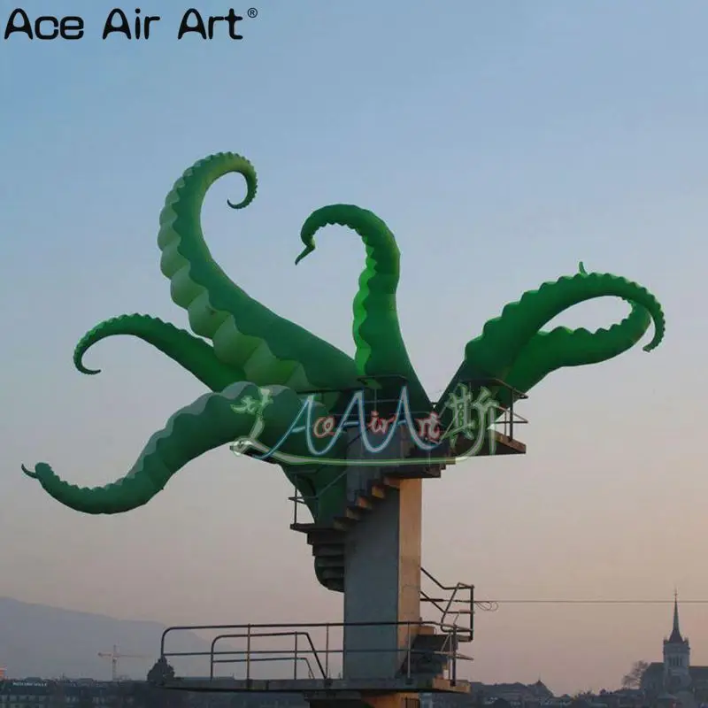 5m-L-green-color-inflatable-marine-creature-Octopus-tentacles-inflatable-Octopus-legs-for-building-sea-theme (1)