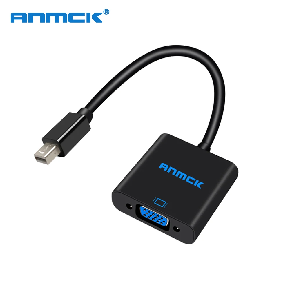 

Mini DisplayPort to VGA Adapter DP Male to VGA Female Converter Cable 1080P Thunderbolt Display port For Apple Macbook Pro Air