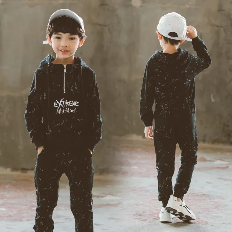 

Childrenswear BOY'S Autumn Clothing Set 2019 New Style Children Korean-style Handsome Two-Piece Set Big Virgin Boy Western Style