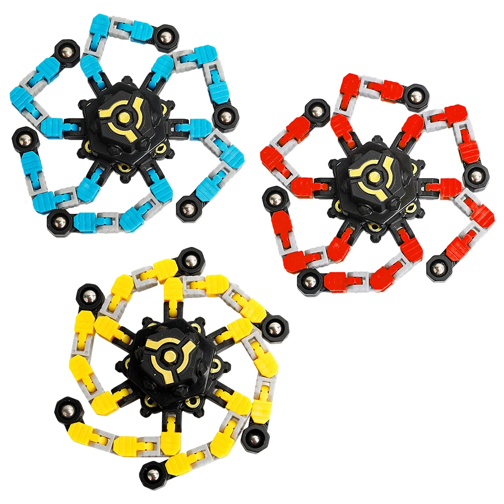 Fingertip Spinner Top Deformable Stress Relief Toy Transformable Mechanical 2