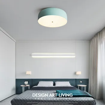 

Sale Modern Lamp Macaroon LED Ceiling Light Lovely Kids Bedroom Bar Aisle Lights modern house lighting fixture Free Shipping