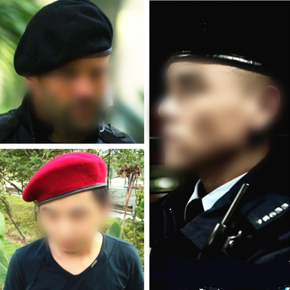 Для мужчин и женщин мягкие модные художники подарок сплошной весенний плоский живописец стильный берет Регулируемая Кепка купол шерсть фетр винтажные шляпы