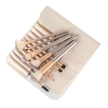 

12/18/24cs Creamy white makeup brush set rouge concealer eye shadow eyeliner powder lip mascara brush trim brush eyebrow brush