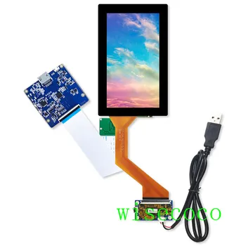 

4K 2160*3840 5.5 inch IPS LCD capacitive touch panel display to MIPI drive board 3d printer VR projector