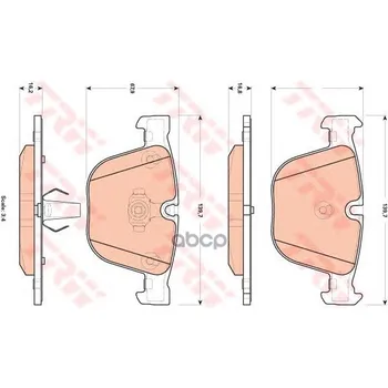 

Pads per. BMW X5 E70 m 09-13 TRW/Lucas art. Gdb1892