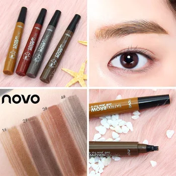 

Eyebrow Pencil Lasting Water Eyebrow Pen Four Head Eyebrow Pen Liquid Eyebrow Pen Waterproof and Sweatproof Lasting