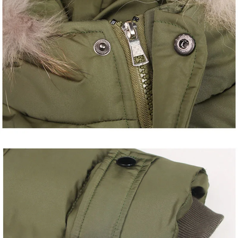 Детская зимняя куртка Верхняя одежда для мальчиков, пальто длинные теплые плотные парки с капюшоном для мальчиков детская Лыжная куртка для подростков