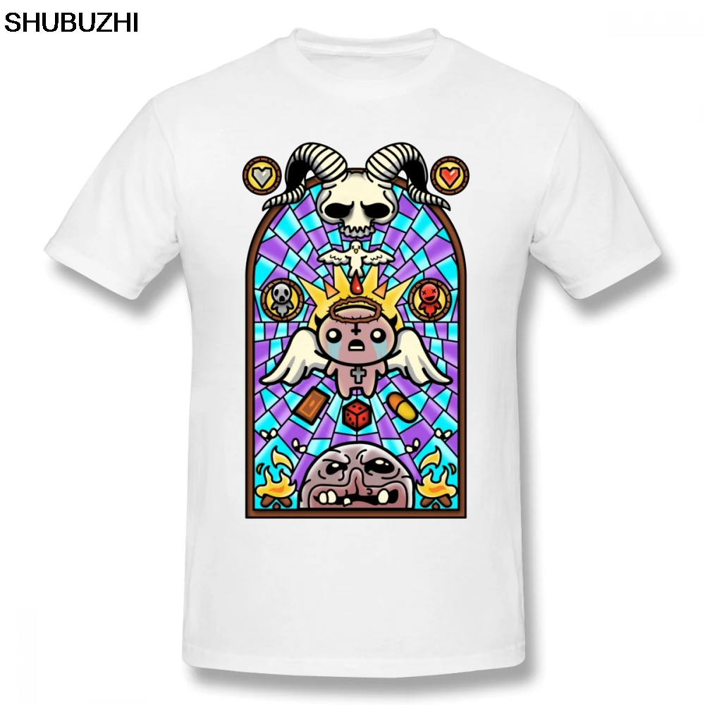 

The Binding Of Isaac T Shirt The Binding T-Shirt Classic Short Sleeve Tee Shirt Printed Cotton Cute Man 6xl Tshirt