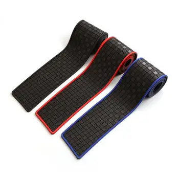 

HiMISS Universal Decorative Car Styling Auto Trunk Guard Plate Sticker Rear Bumper Soft Rubber Anti Scuff Protectors Trim