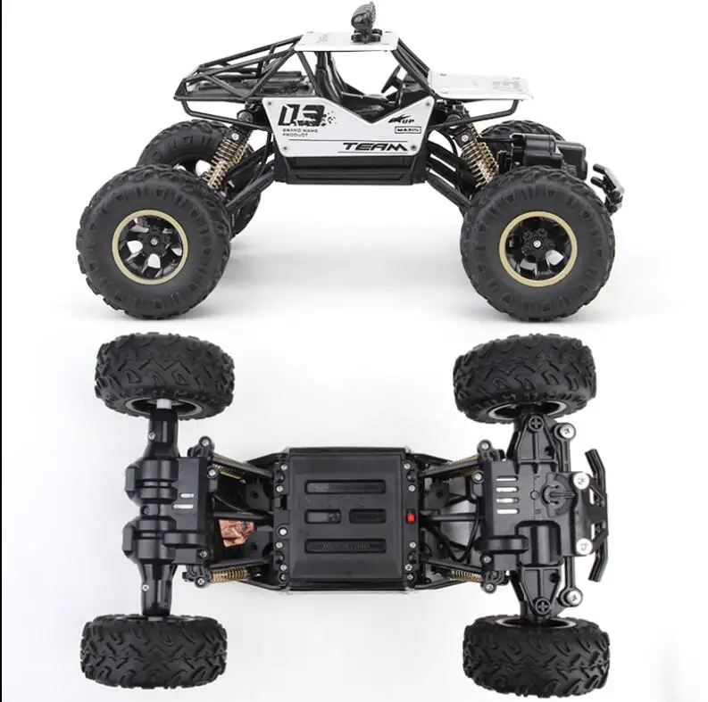 28 см RC автомобиль 1:16 4WD 4x4 вождения автомобиля двойной привод двигателей Bigfoot автомобиль дистанционного управления модель автомобиля внедорожный автомобиль игрушка 3 часа