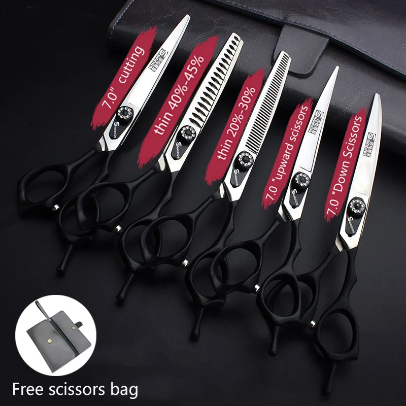 

Sharonds Japan 440c Imported Stainless Steel 7 Inch Professional Hairdressing Scissors Hairdresser Special Haircut Scissors Set