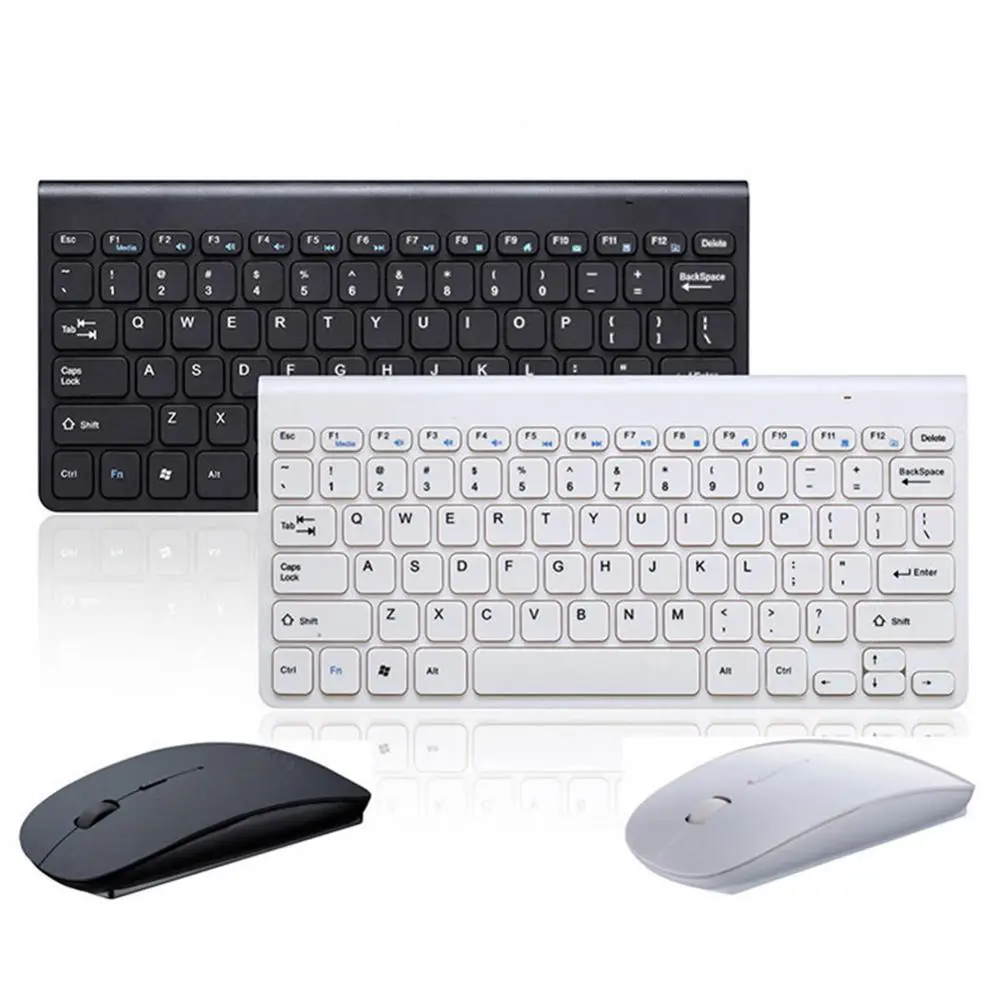  2.4GHz Wireless Keyboard + Wireless Mouse Combo Set For Laptop PC Desktop LHB99