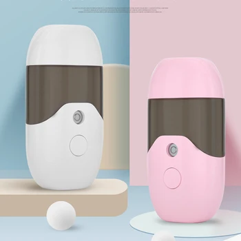 

Skin Care Face Steamer Moisturizing Spray Hand-held Water Nano Ionic Mist USB Rechargeable Face Humidifier