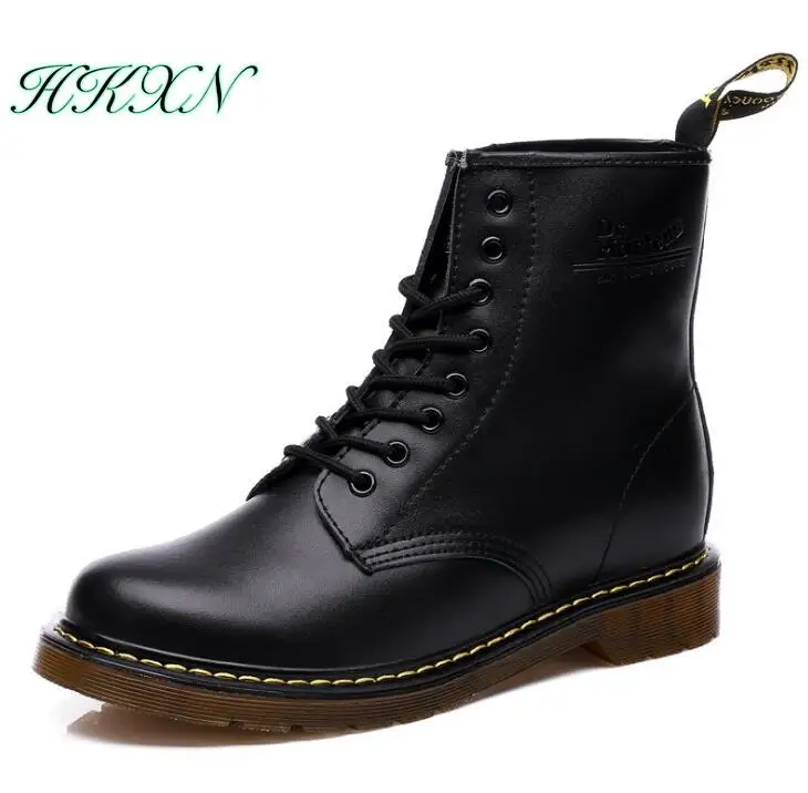 

Top quality split Leather Women Boots Brand Snow Boots Winter Boot Fur Warm Comfortable Women Shoes Dr Martins with box ST324