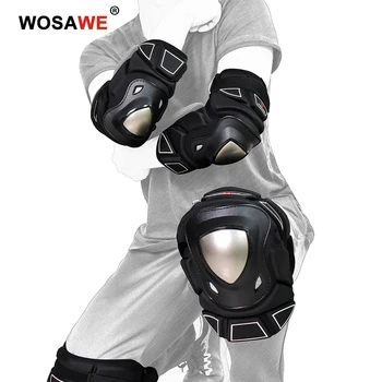 

WOSAWE Motobike Knee Elbow Pads Set Protective Gear Motocross Motorcycle Knee Protector Off Road Skateboard MTB Guards